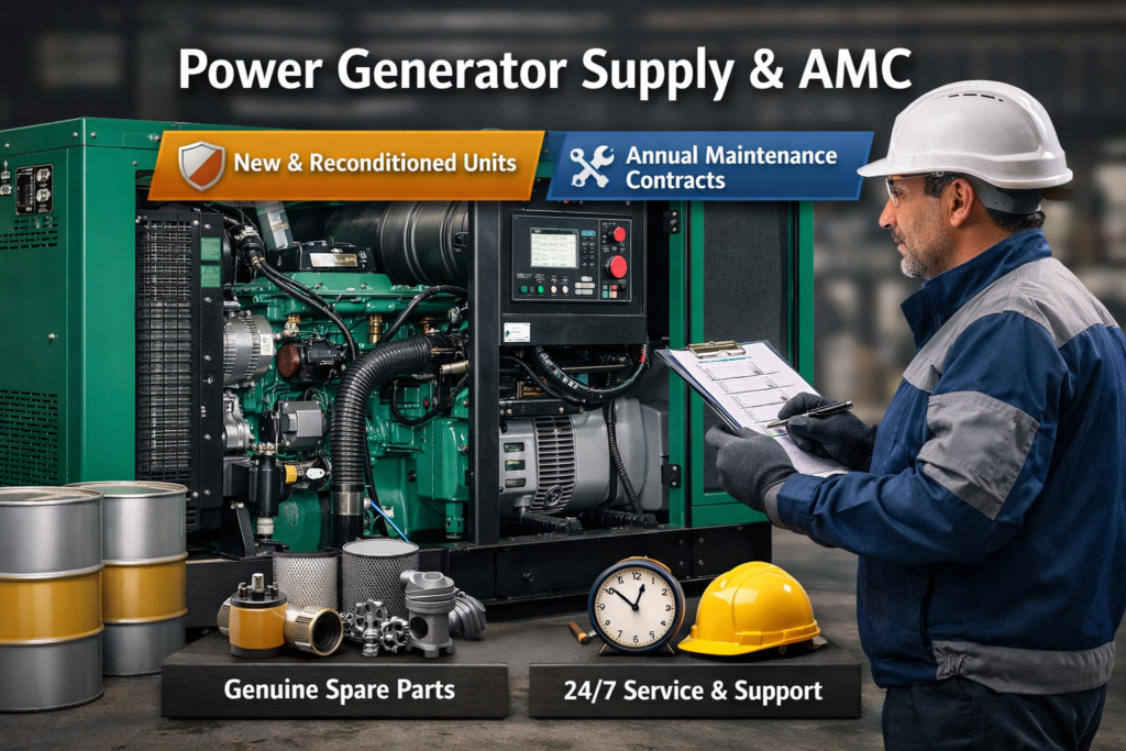 service-1 power generator supply & amc in lahore, pakistan